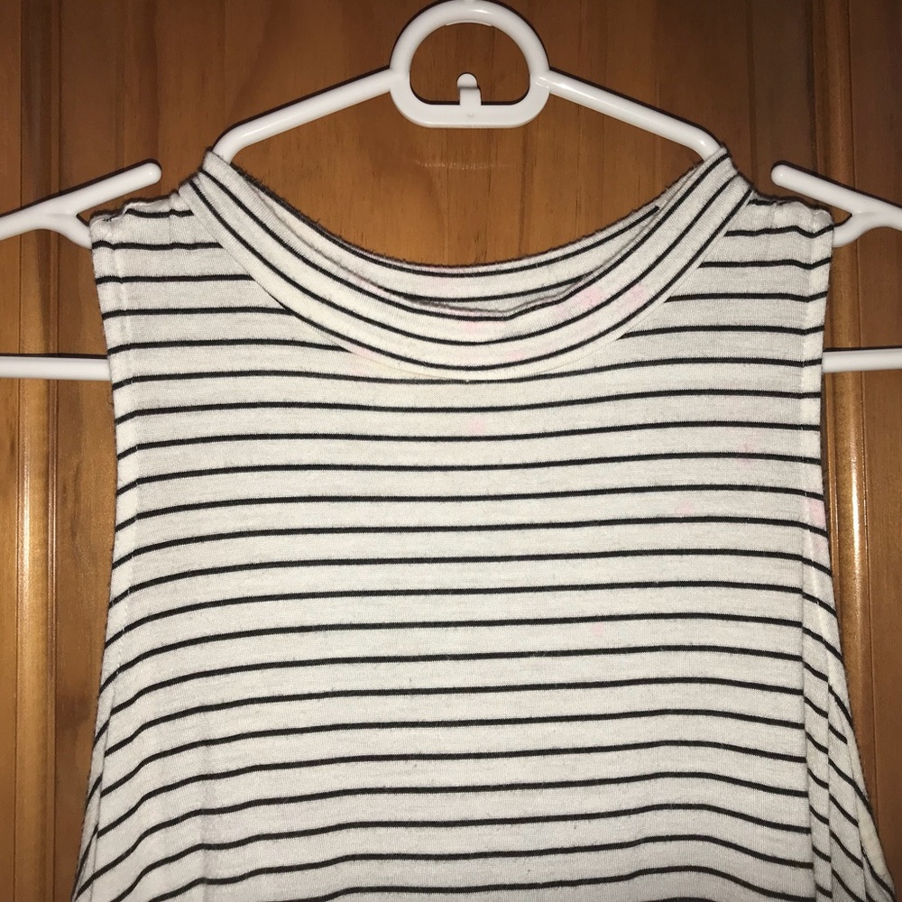 Halter striped tank